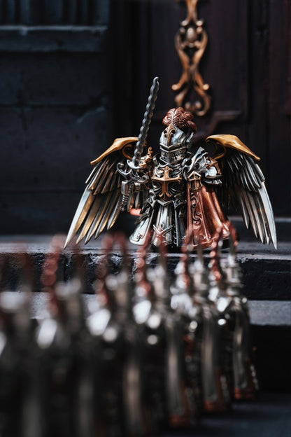 Sculpture en bronze de paladin