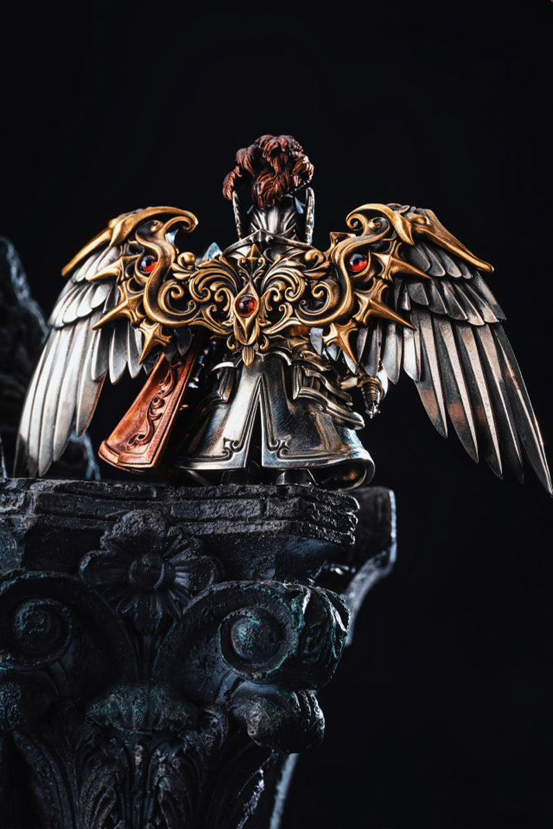 Sculpture en bronze de paladin